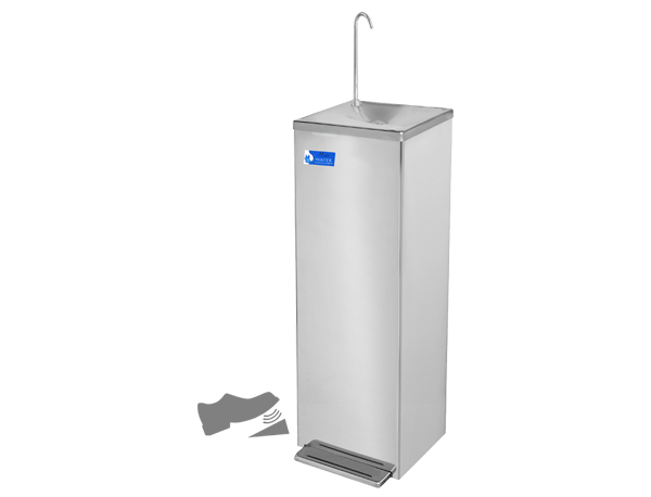 WFT9T is a foot operated fountain with contactless swan neck